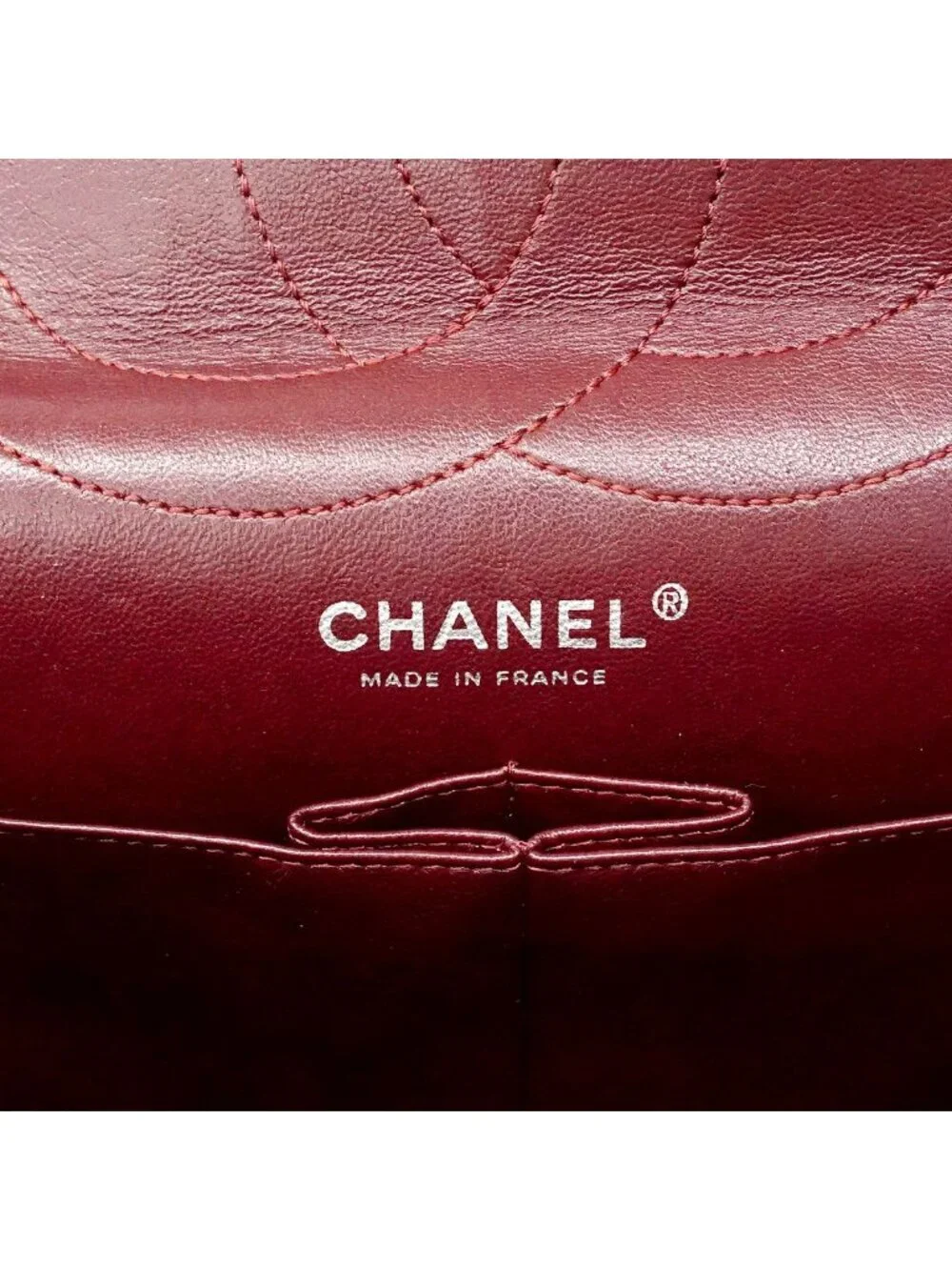 Chanel Shoulder Bag 2.55 Quilted Leather Black Silver